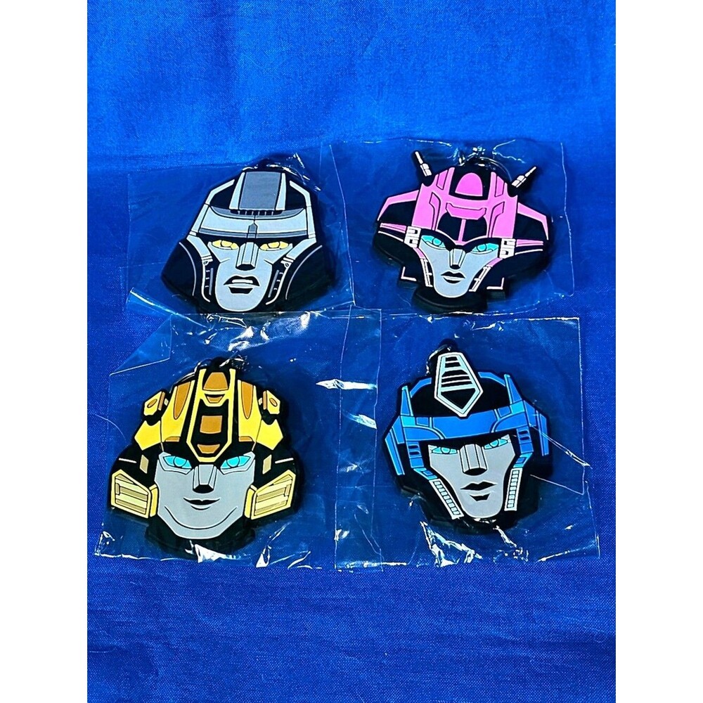 Transformers One Exclusive 4 Keychain Set Megatron Optimus Prime Elita Bumblebee